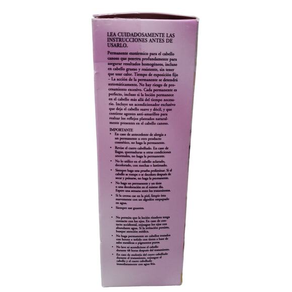 One ‘n Only Shiny Silver Perm for Gray Hair with Argan Oil Treatment New - Picture 4 of 6